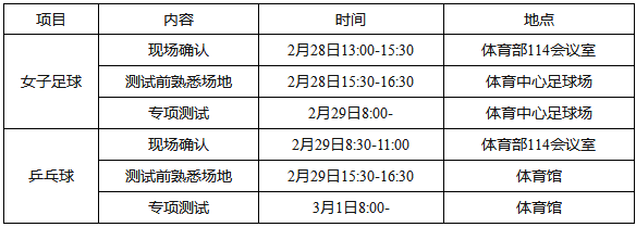 日程安排 日程安排