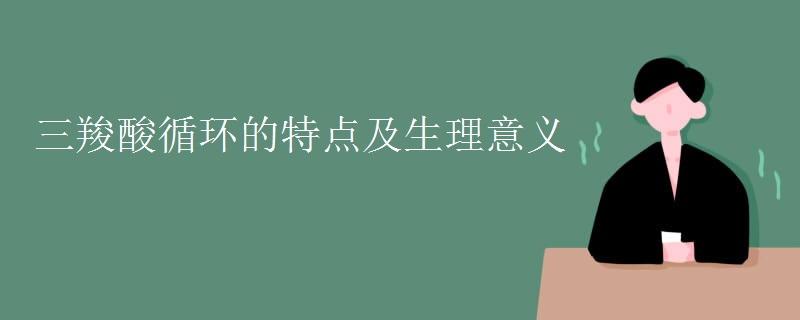 三羧酸循环的特点及生理意义 三羧酸循环的特点及生理意义
