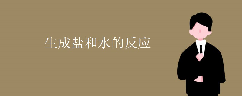 生成盐和水的反应 生成盐和水的反应