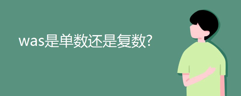 was是单数还是复数? was是单数还是复数?