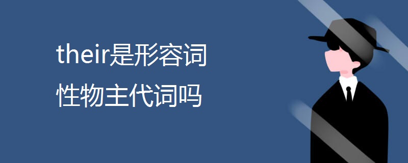 their是形容词性物主代词吗 their是形容词性物主代词吗