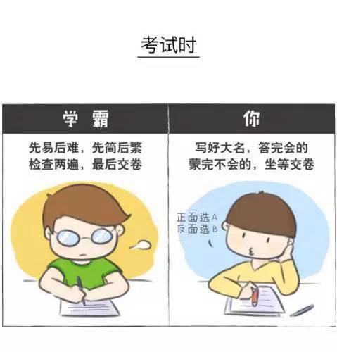 学霸与学渣的云泥之别 学霸与学渣的云泥之别