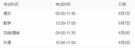 2022高考吉林考试时间 吉林高考时间安排 2022高考吉林考试时间 吉林高考时间安排