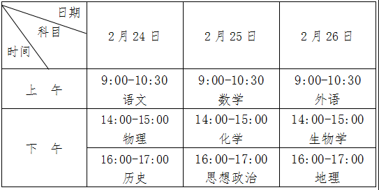 安徽2023高考学考时间 哪天考试 安徽2023高考学考时间 哪天考试