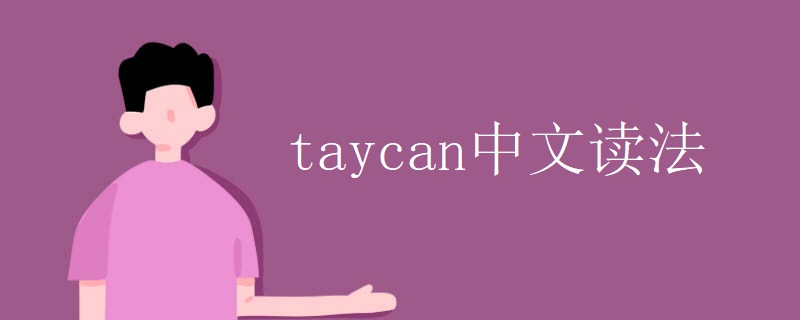 taycan中文读法 taycan中文读法
