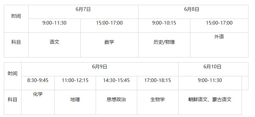 2023年辽宁高考时间是什么时候 几月几号考试 2023年辽宁高考时间是什么时候 几月几号考试