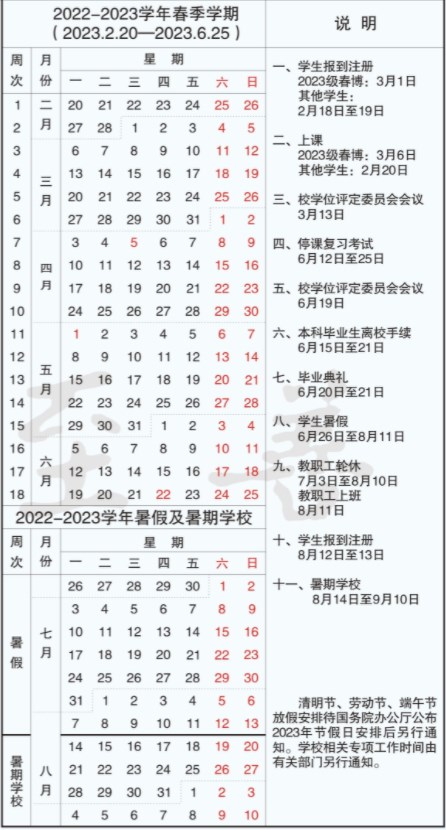 2023东南大学暑假放假时间什么时候 几月几号开学 2023东南大学暑假放假时间什么时候 几月几号开学