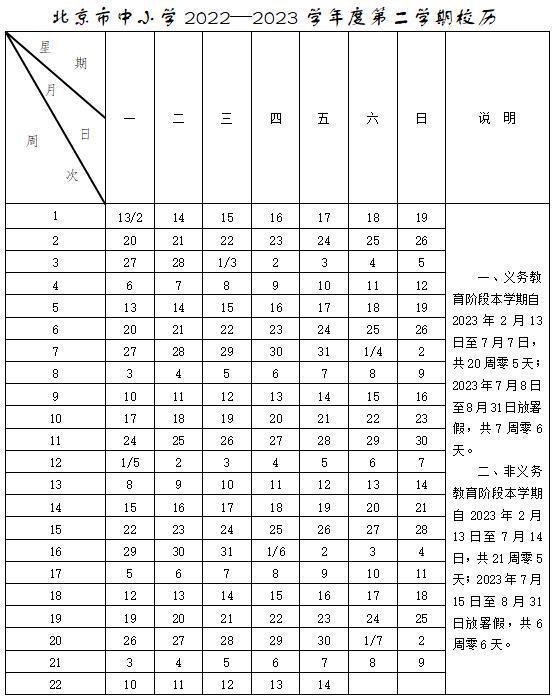 2023北京中小学暑假放假时间 什么时候放暑假 2023北京中小学暑假放假时间 什么时候放暑假